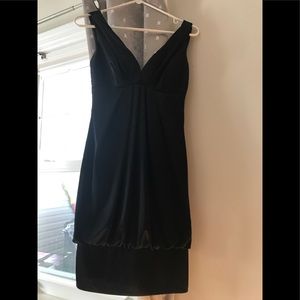 Black mini cocktail dress. Size XS